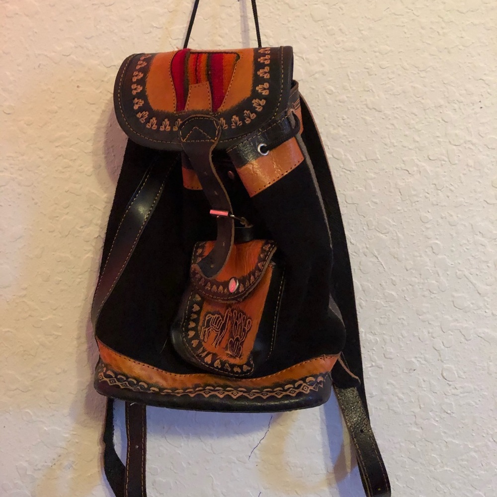 Inca peru handmade backpack worn once or twice